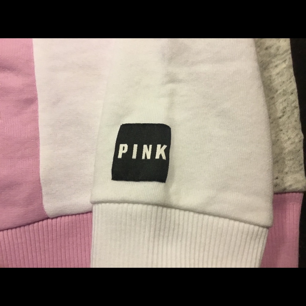 NWT VS PINK LilacPink Perfect Zip Sweatshirt - Picture 5 of 6